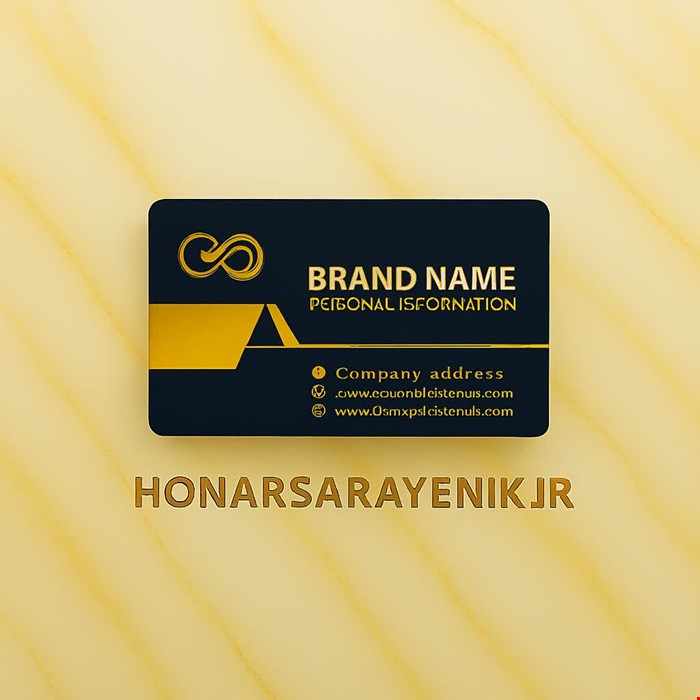 کارت ویزیت پی وی سی 500 میکرون