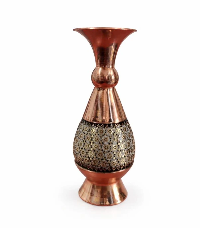 گلدان خاتم کاری
